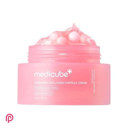 کرم-کپسولی-کلاژن-و-PDRN-مدی-کیوب-روشن-کننده-و-ضد-چروک-پوست-Medicube-PDRN-Pink-Collagen-Capsule-Cream-700x700