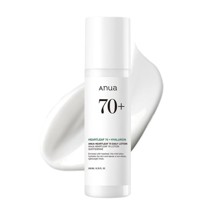لوسیون-آبرسان-و-تسکین-دهنده-آنوا-ANUA-Heartleaf-70-Daily-Relief-Lotion-8-700x700